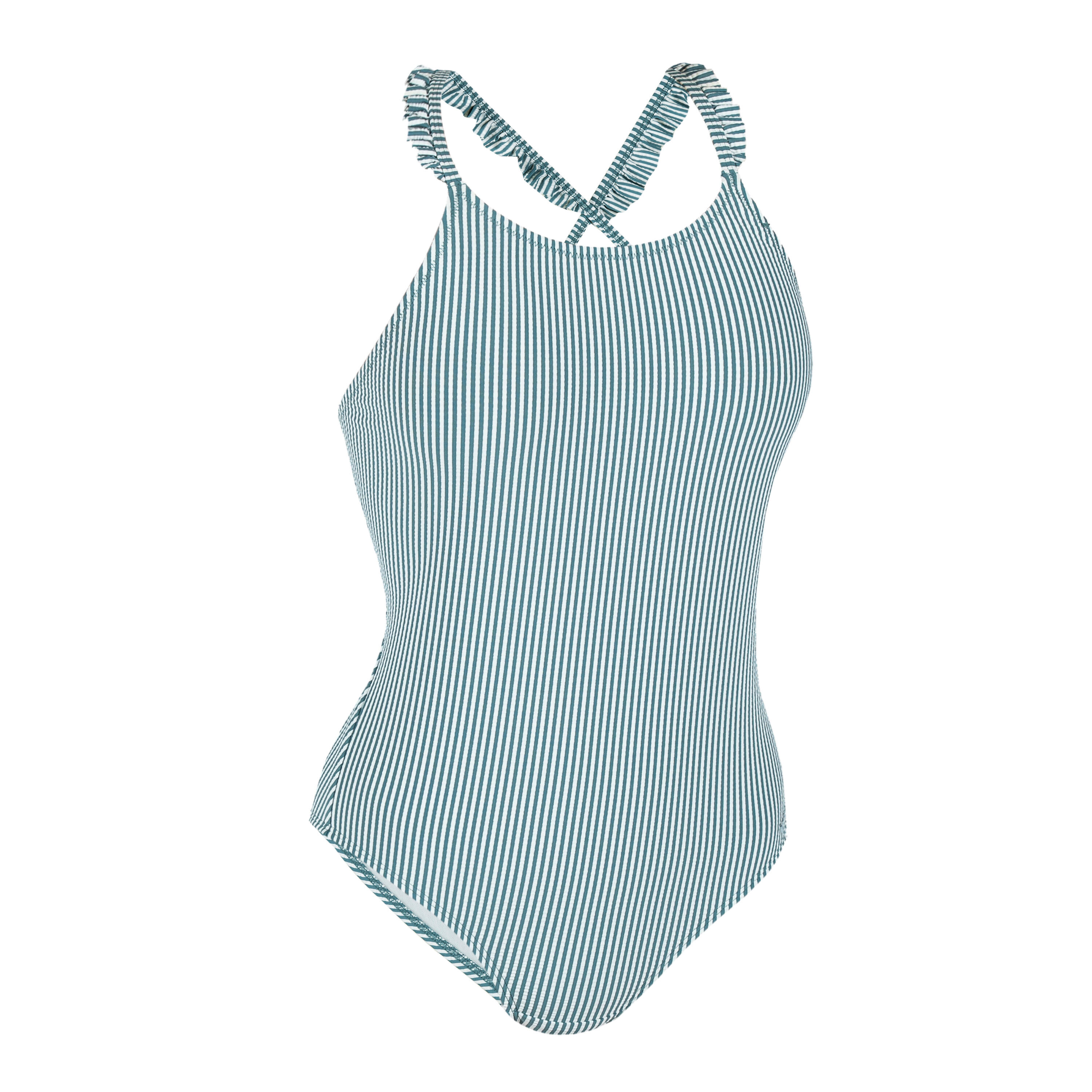 Girls' 1-Piece Swimsuit - Lila Lanza Khaki - NABAIJI