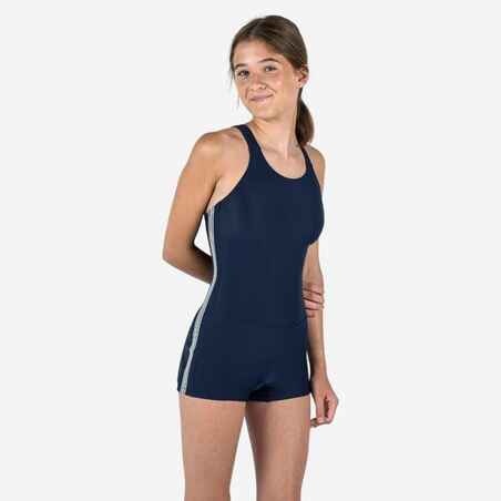 GIRLS' 1P SWIMSUIT VEGA SHORTY BLUE