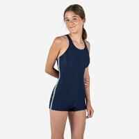 GIRLS' 1P SWIMSUIT VEGA SHORTY BLUE