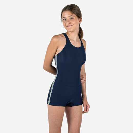 
      MAILLOT DE BAIN DE NATATION 1P FILLE VEGA SHORTY BLEU
  