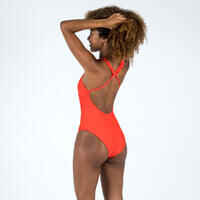 Girl’s Lila Cobe 1-piece swimsuit red
