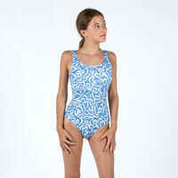 Women's 1-piece swimsuit Heva Joy ondu blue