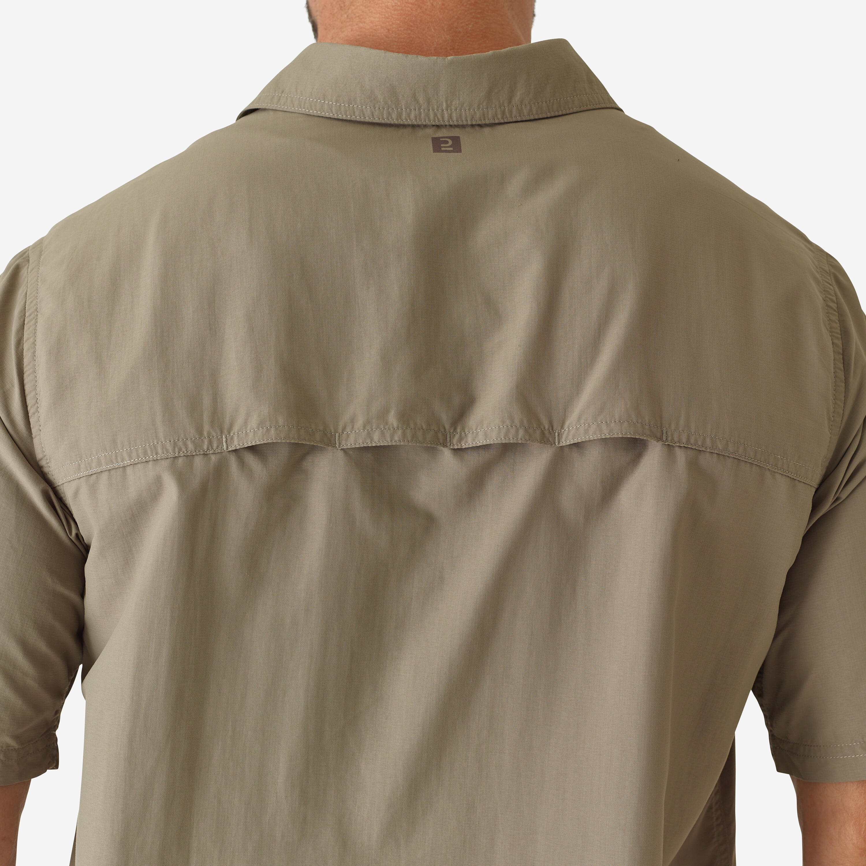 CAMICIA LEGGERA A MANICHE CORTE 100 VERDE