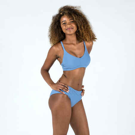 Women's Swimming Bikini Top Lila Symi Blue