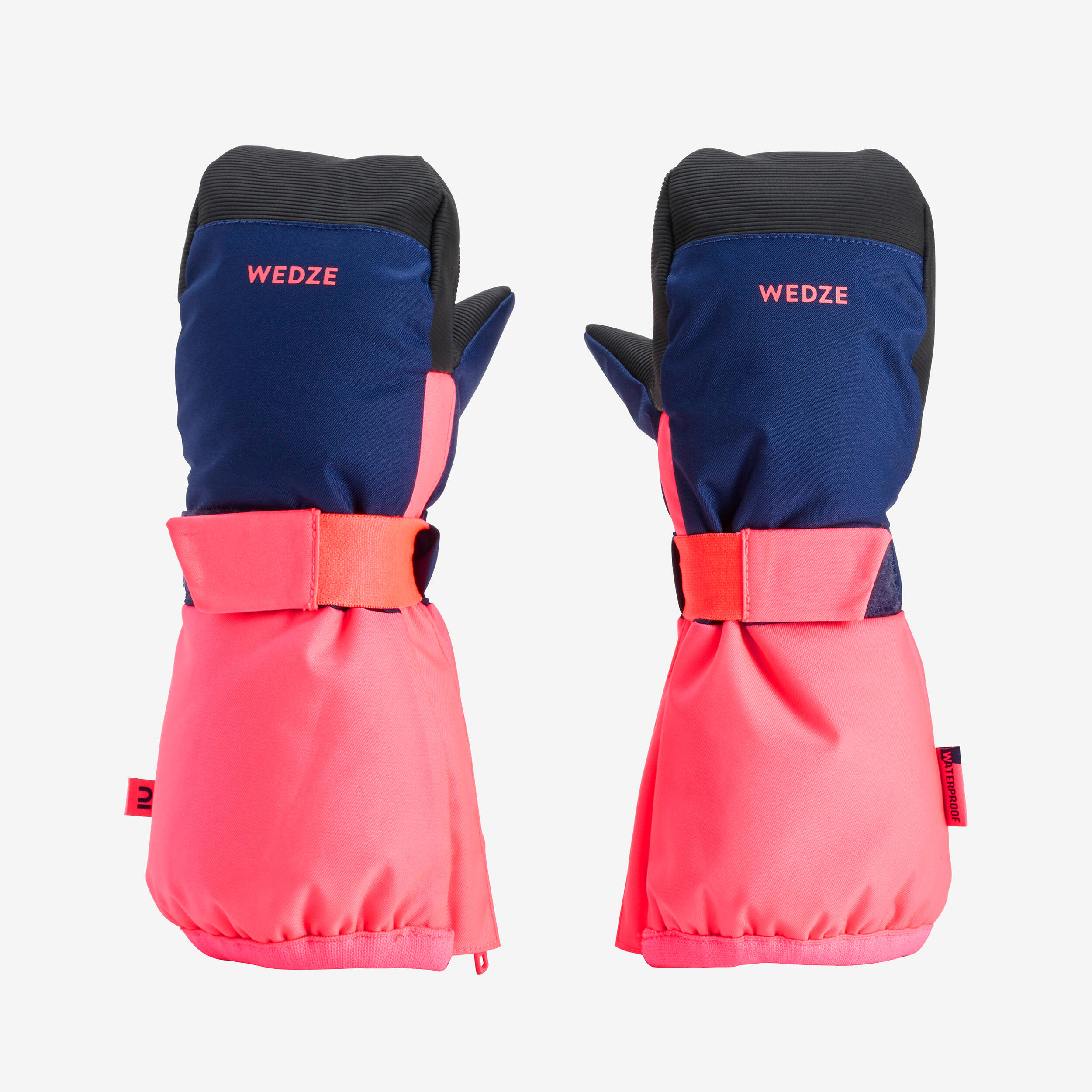 Kids' Ski Mittens 100 Pink