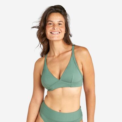Bikini-Oberteil Damen Bustier Bea Venice khaki