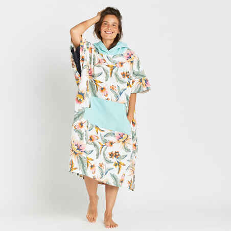 Adult Surf Poncho - 500 Belly white