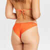 Women's Tanga swimsuit bottoms - Lulu Borneo orange