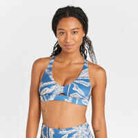 Women's bralette swimsuit top - Agatha palmer blue