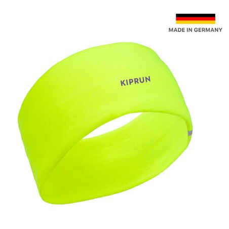 Grijač za vrat za trčanje Reflect neonski žuti - Proizveden u Njemačkoj