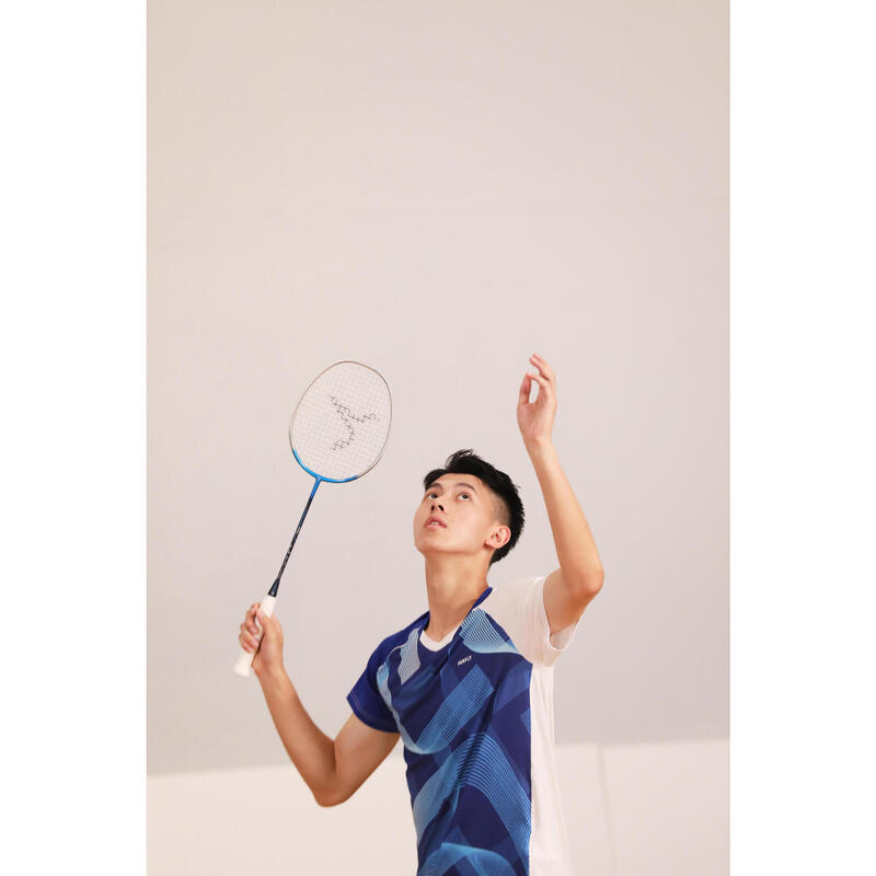 ADULT BADMINTON RACKET BR SENSATION 190 AQUA BLUE