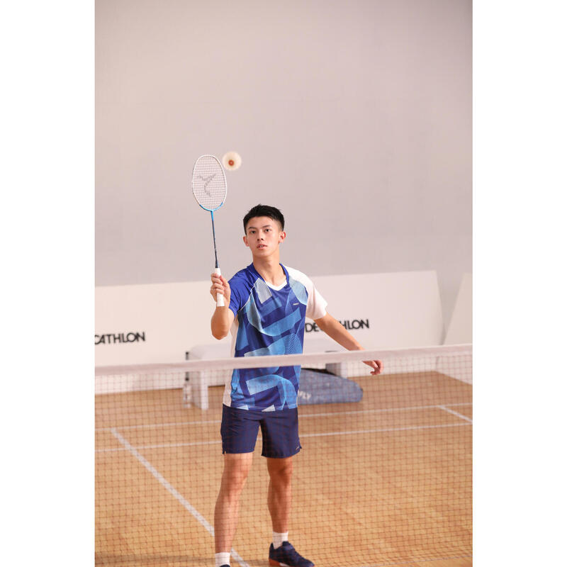 ADULT BADMINTON RACKET BR SENSATION 190 AQUA BLUE