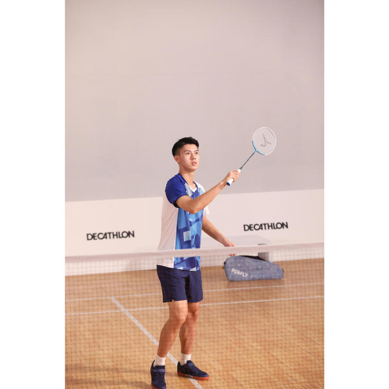 ADULT BADMINTON RACKET BR SENSATION 190 AQUA BLUE