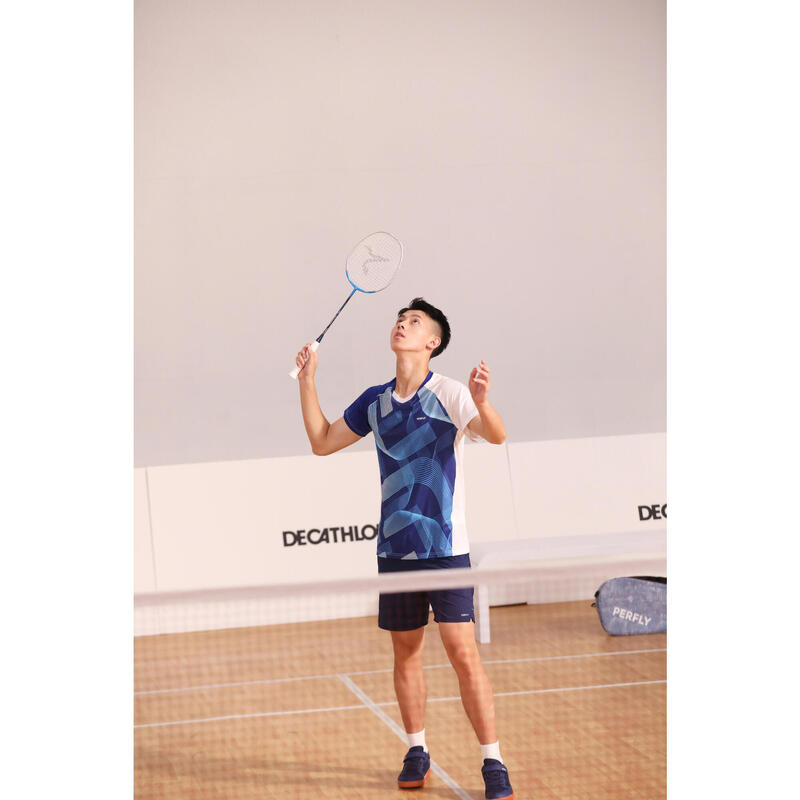 ADULT BADMINTON RACKET BR SENSATION 190 AQUA BLUE