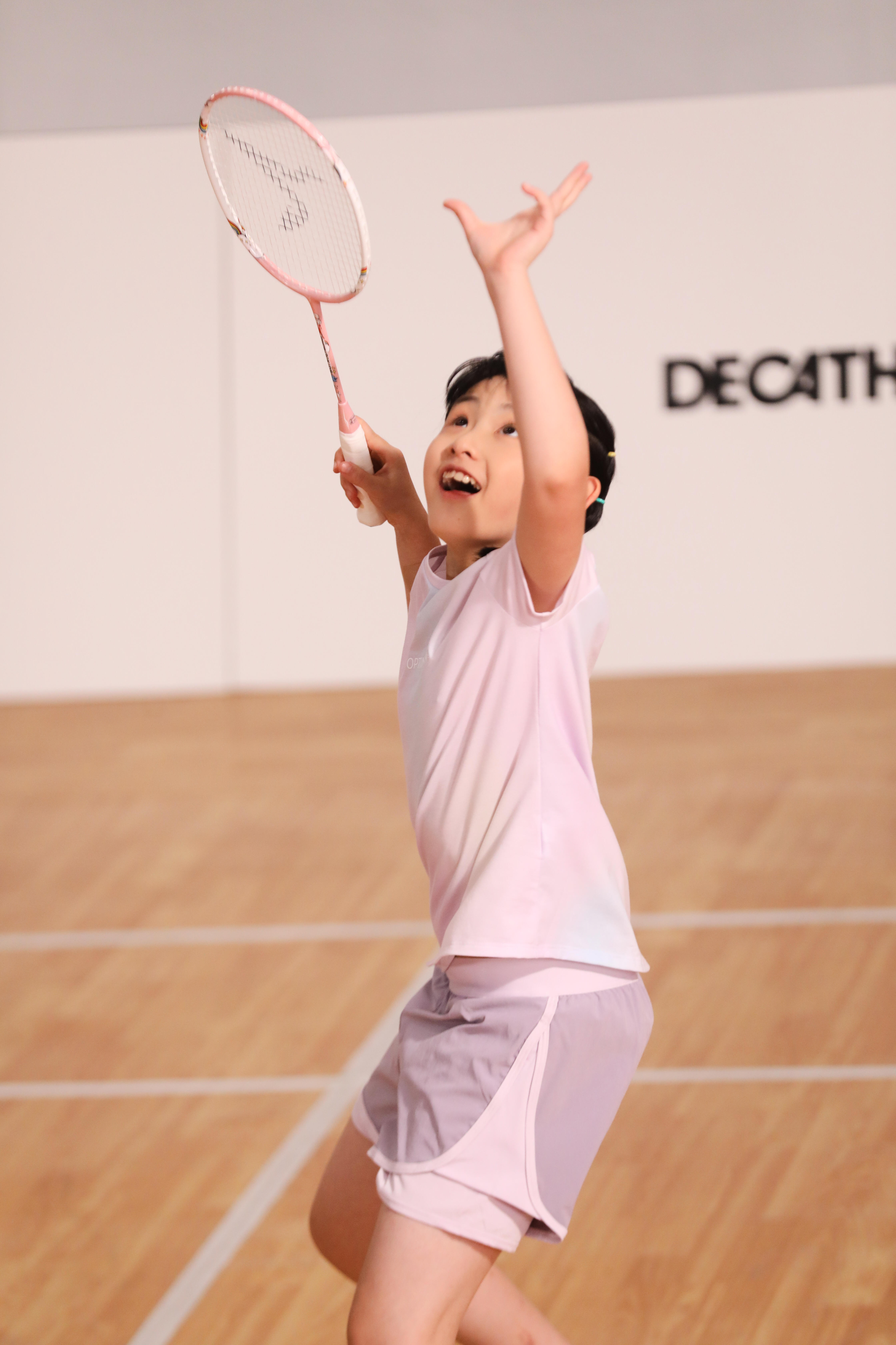 Kids' Badminton Racket - BR Sensation 190 Easy Pink - Perfly - Decathlon