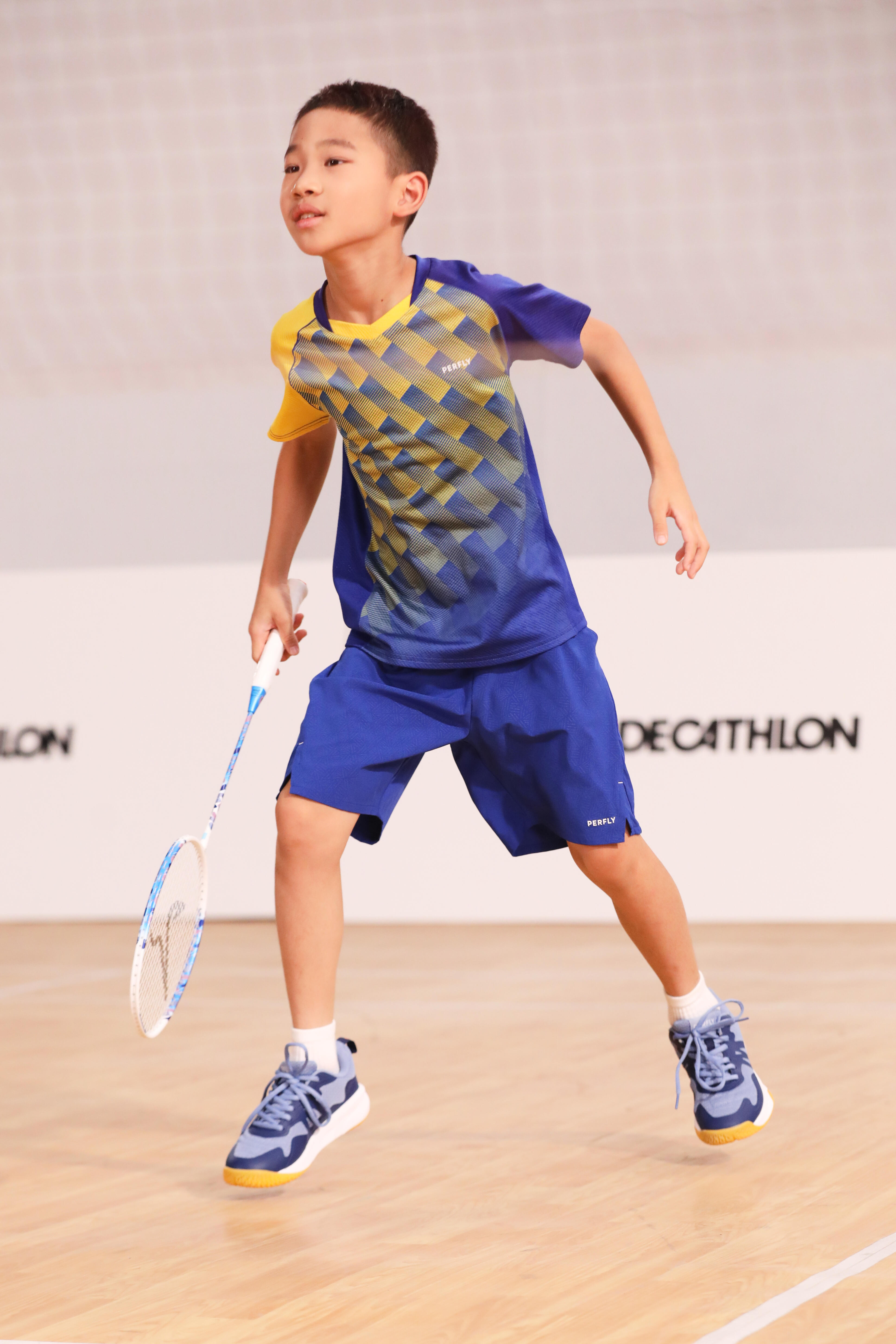 Kids' Badminton Shoes - BS Sensation 530 Navy - PERFLY