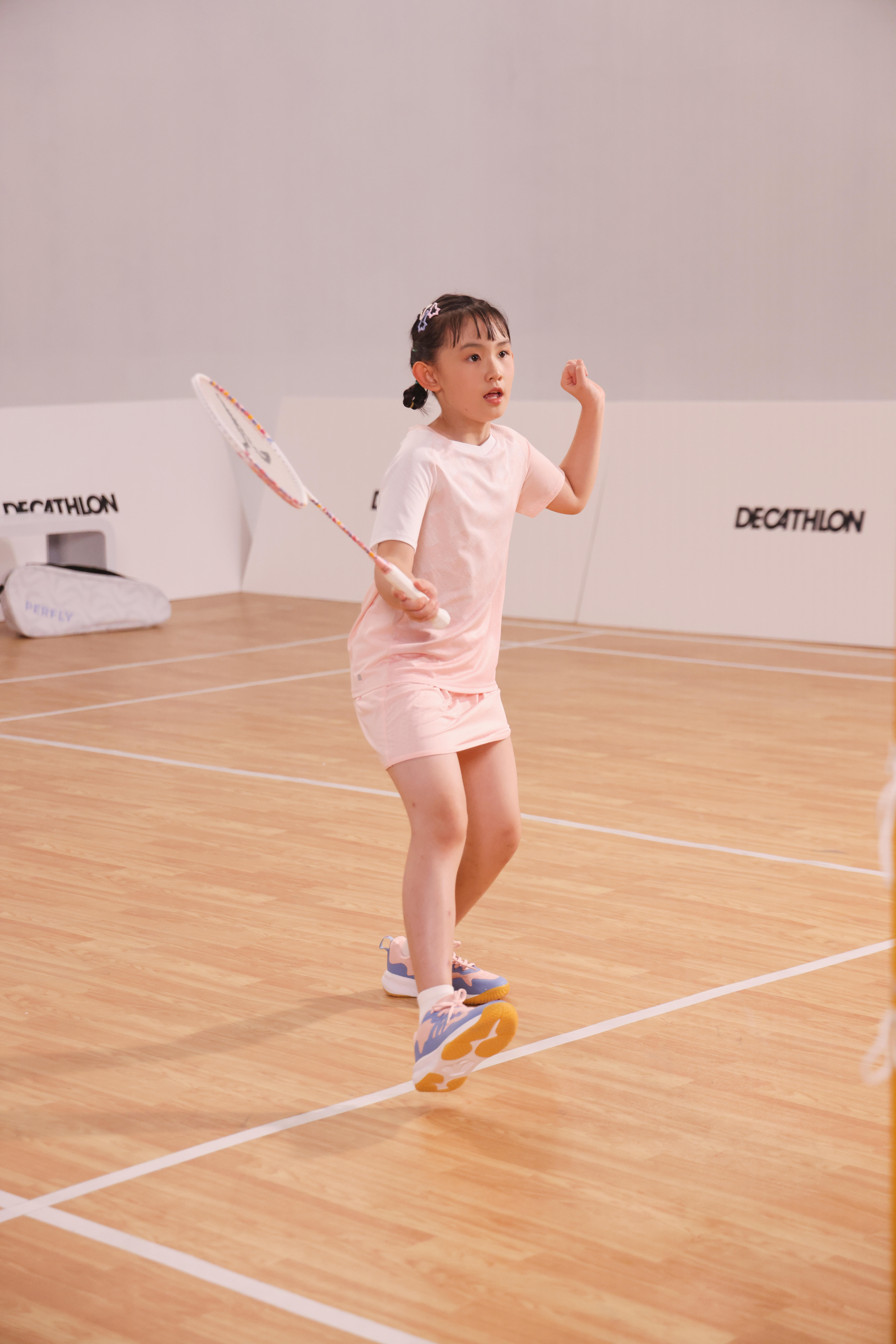 Kids' Badminton Shoes - BS Sensation 530 Pink - PERFLY