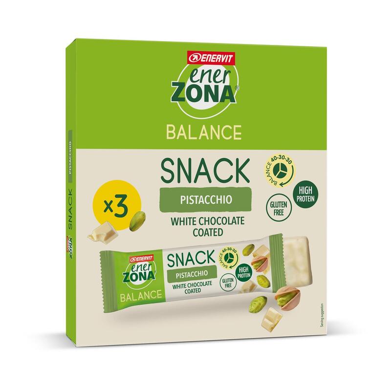 Barretta Proteica Tris  Enerzona Snack Pistacchio Enervit