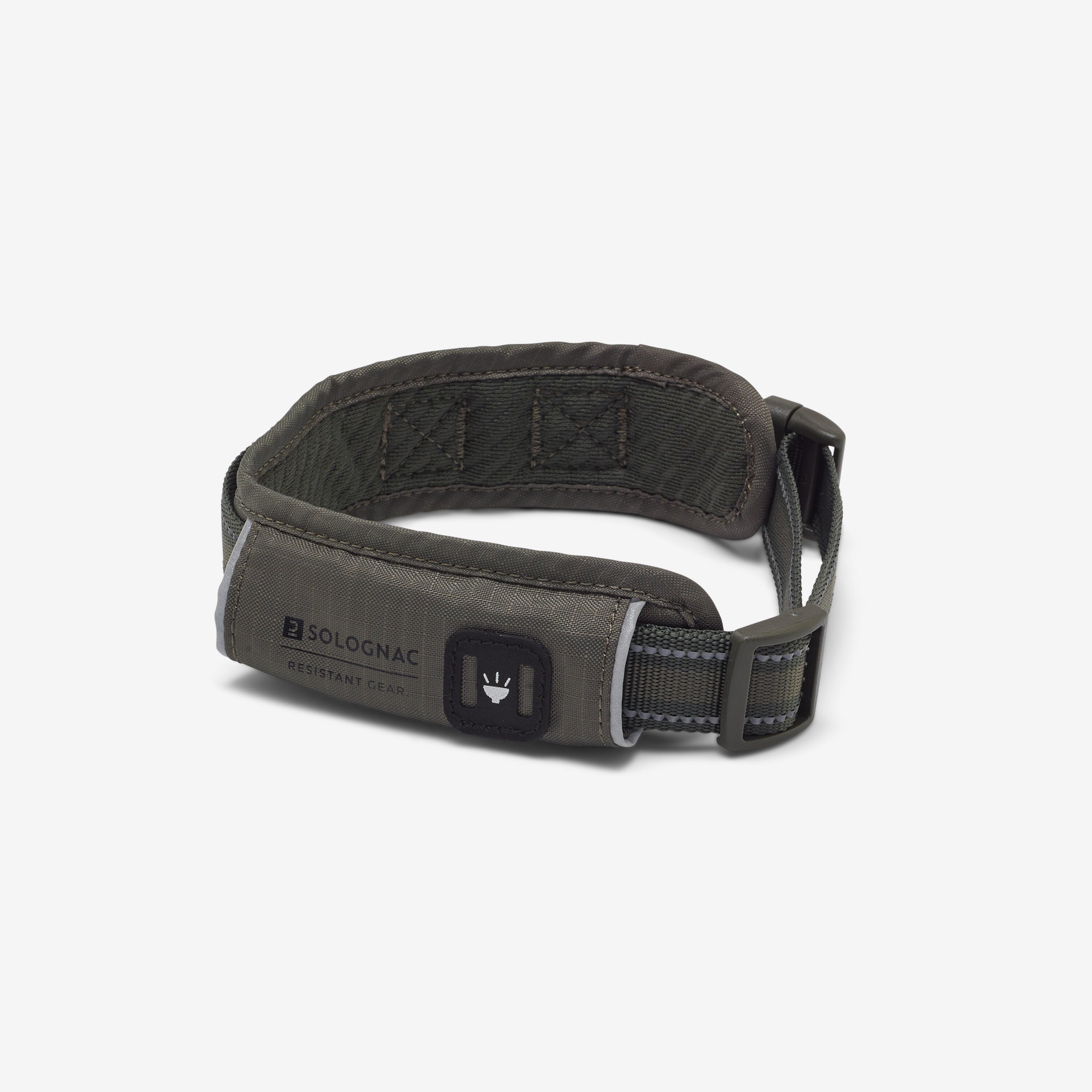 OUTDOOR DOG COLLAR KHAKI 500