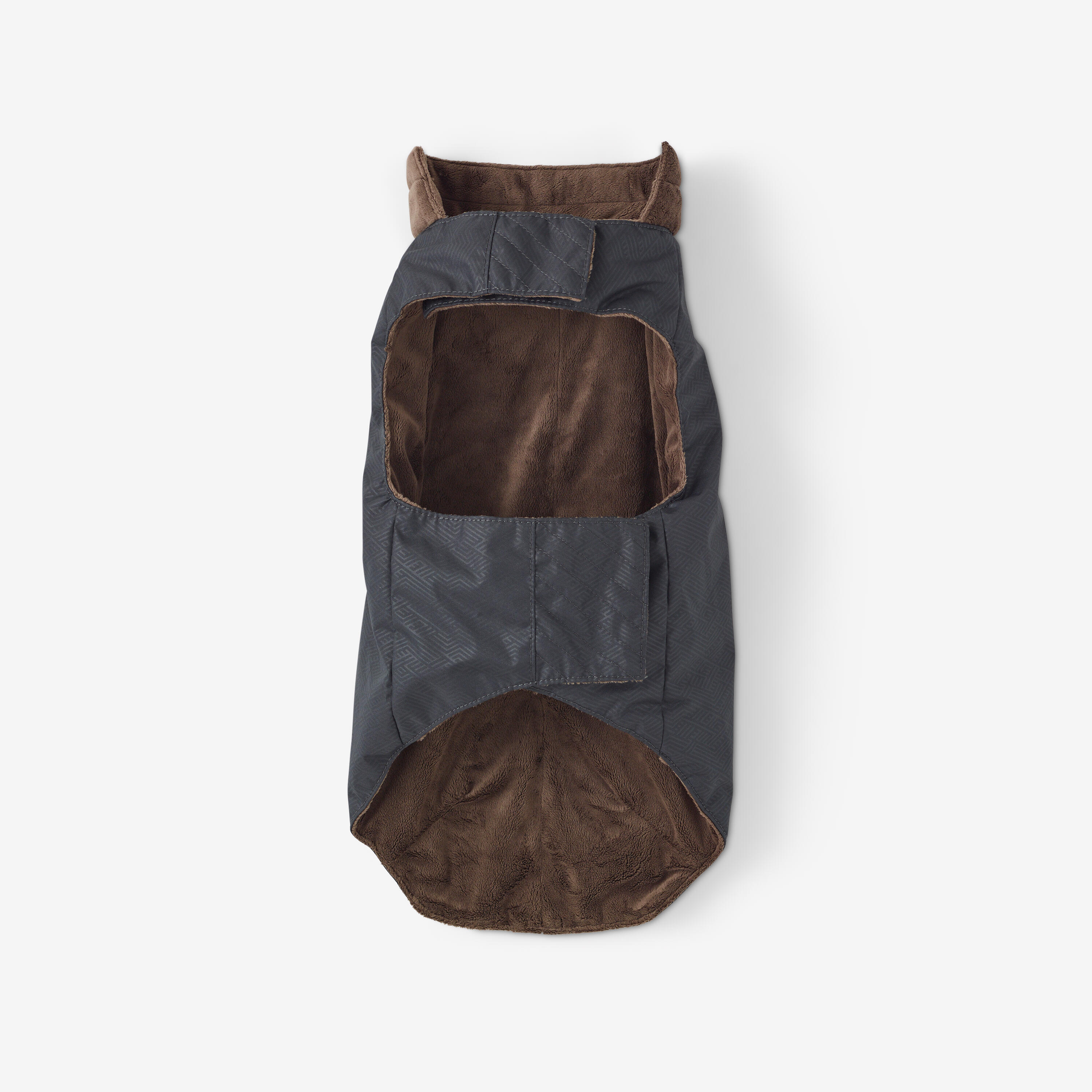 Gilet caldo cane grigio 4/8