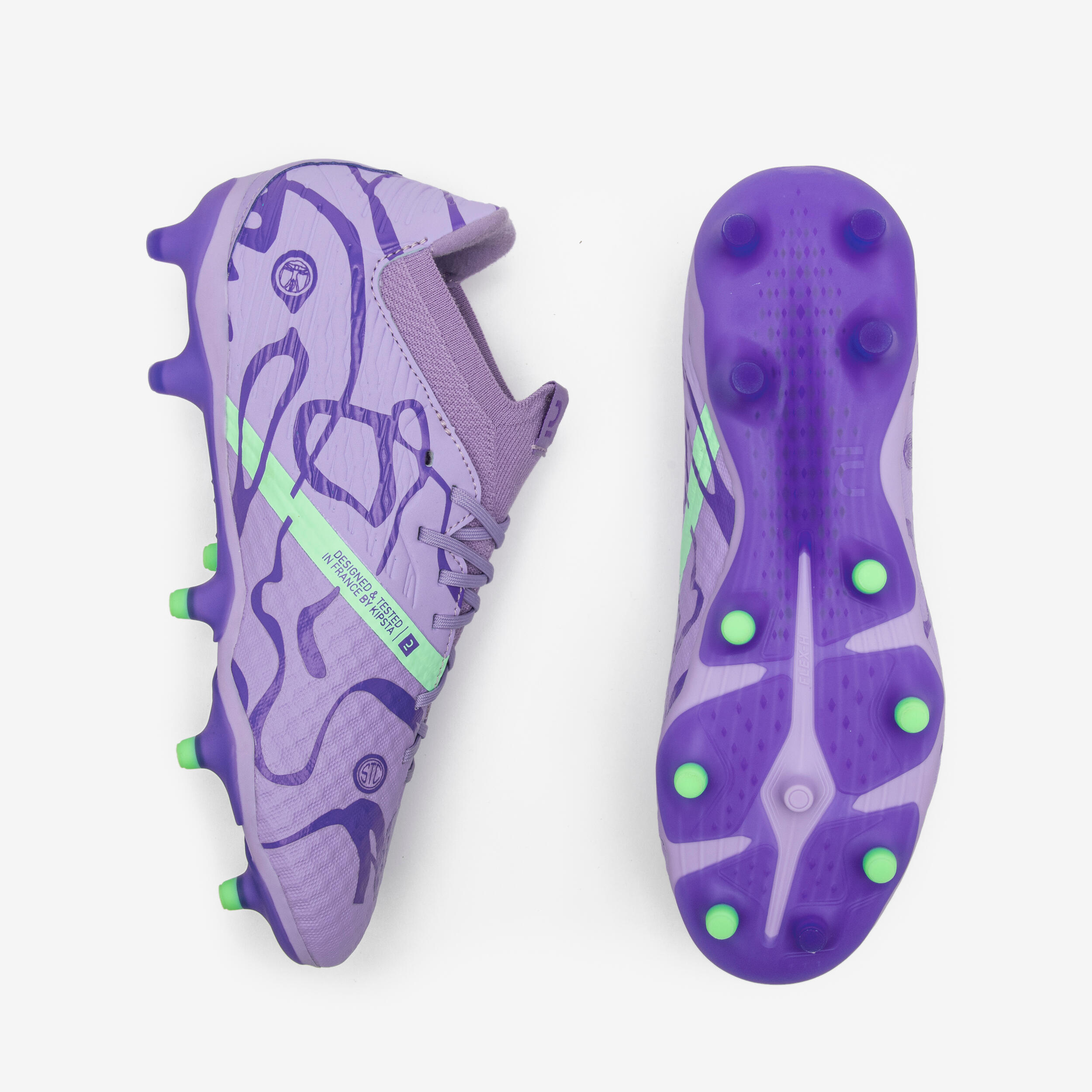 Women's Soccer Cleats, Viralto III FG - KIPSTA
