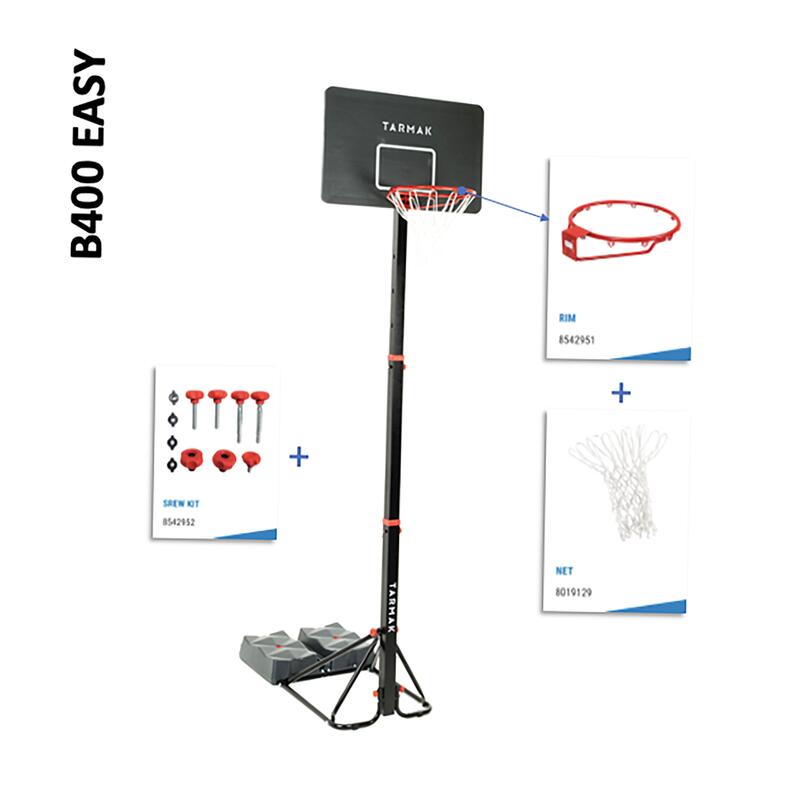 Kit Șuruburi Coș de Baschet B400 Easy 