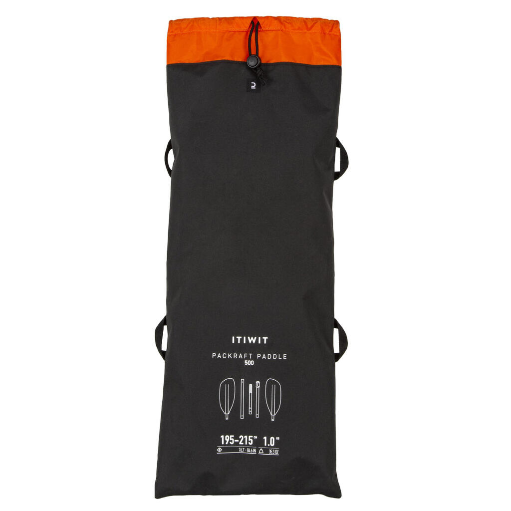 Carry bag for the Itiwit Packrafting PR500 5-section paddle