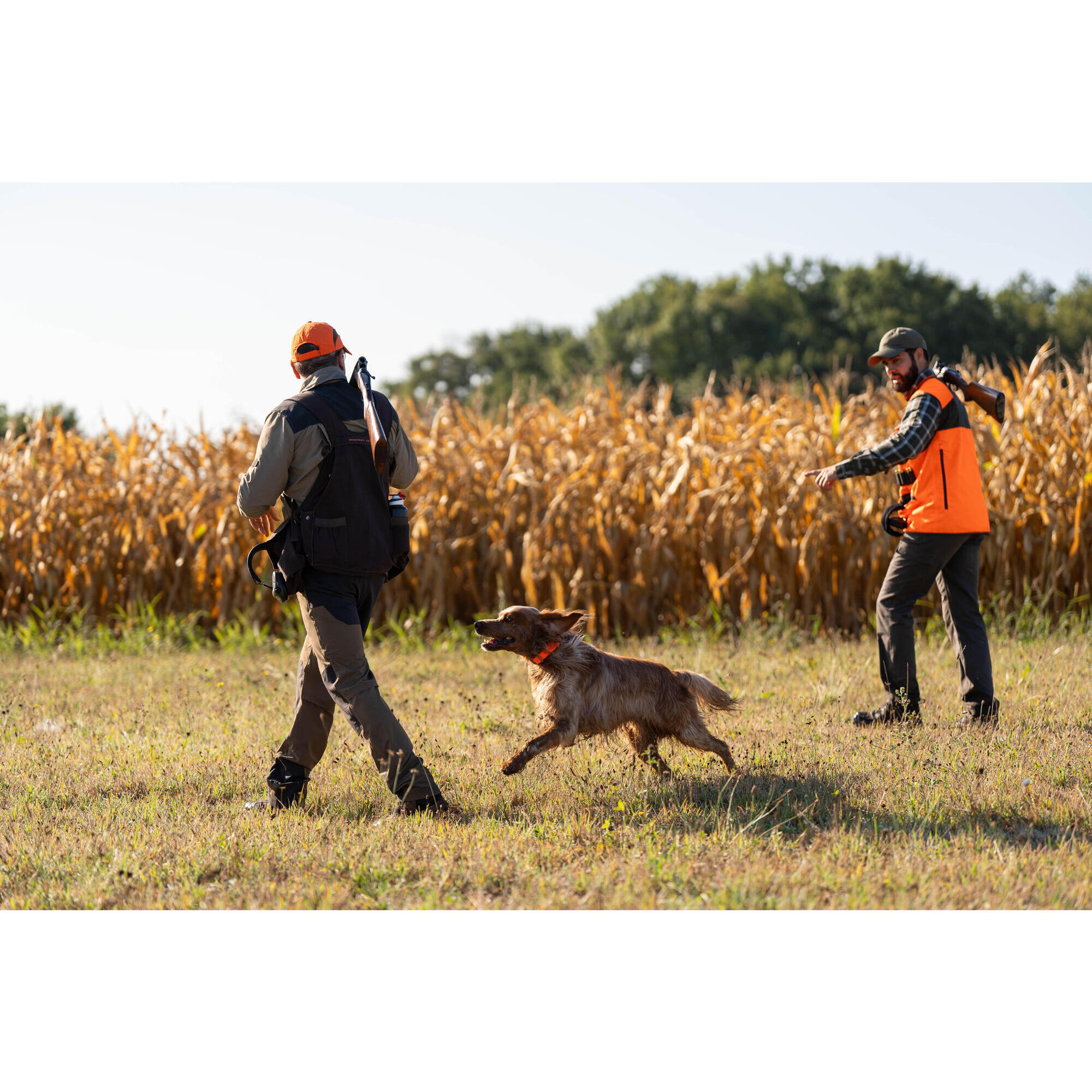 LIGHT ORANGE BREATHABLE HUNTING CAP