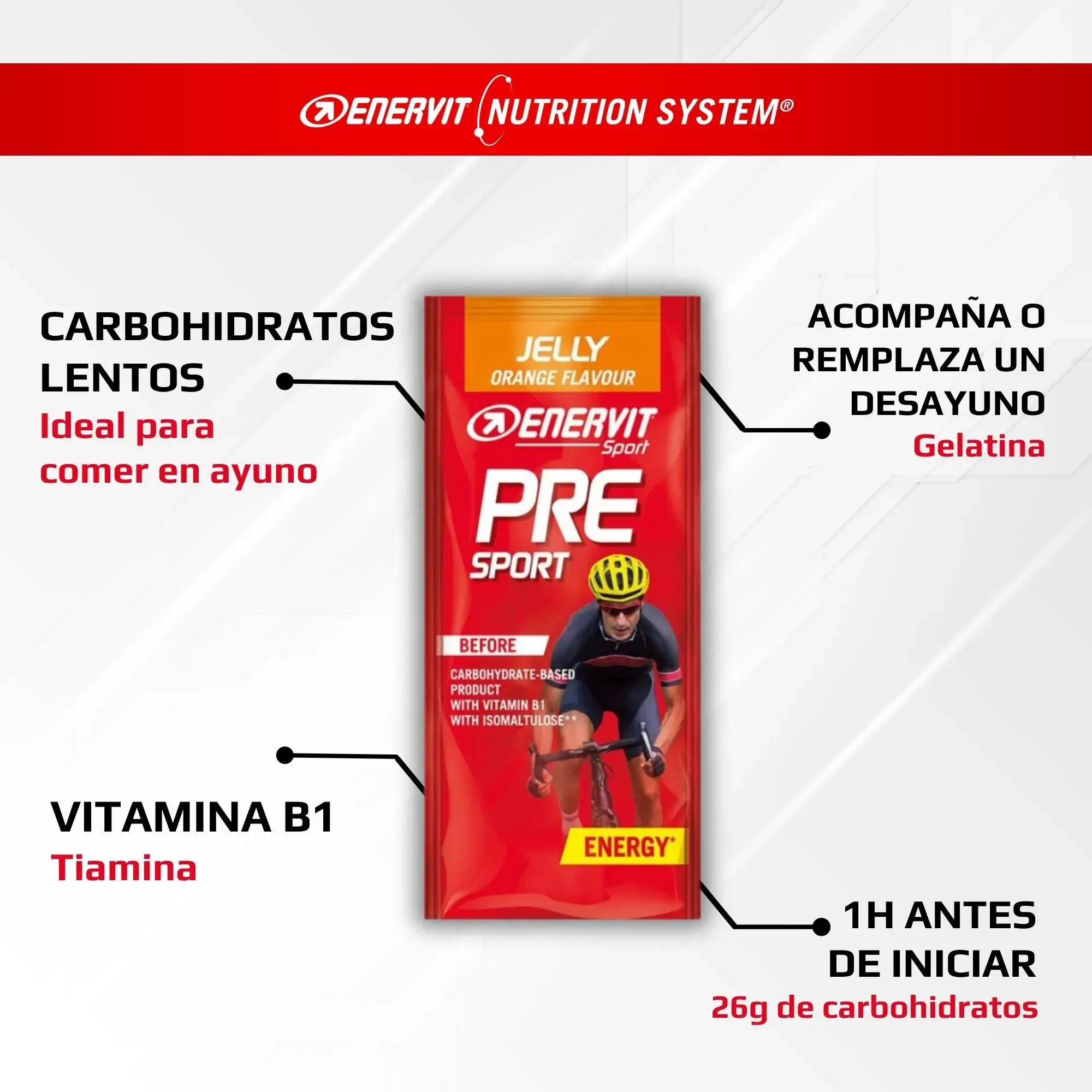 Gel pre entreno sabor a naranja Enervit 3/3
