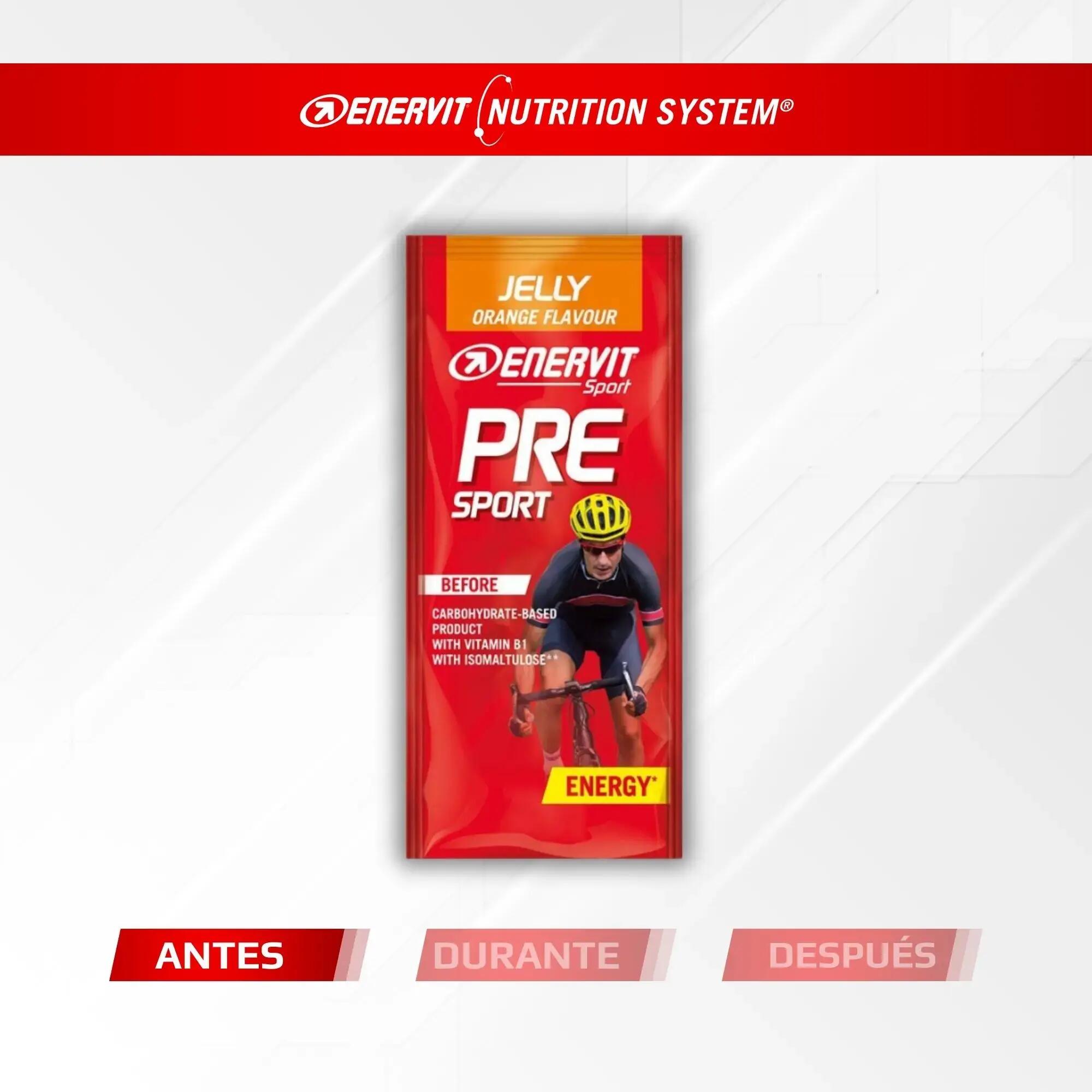 Gel pre entreno sabor a naranja Enervit 2/3
