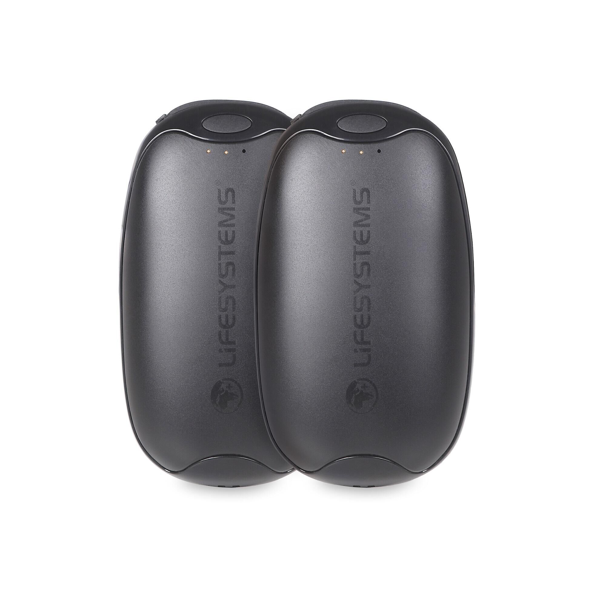 LIFESYSTEMS Rechargeable Dual Palm Handwarmer, USB & USB C ports - Lifesystems