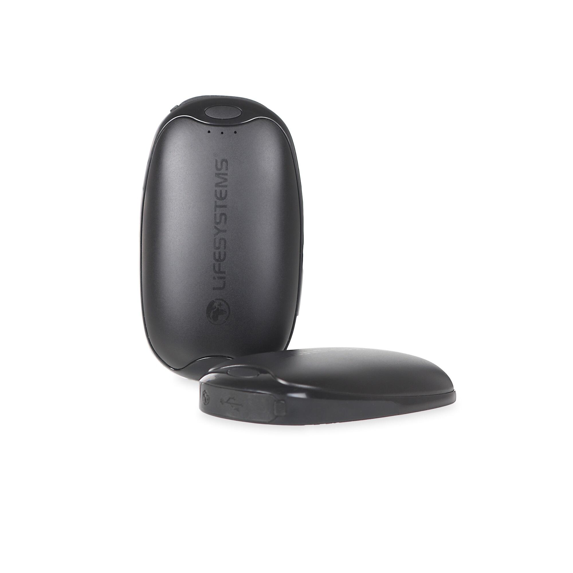 Rechargeable Dual Palm Handwarmer, USB & USB C ports - Lifesystems 3/5