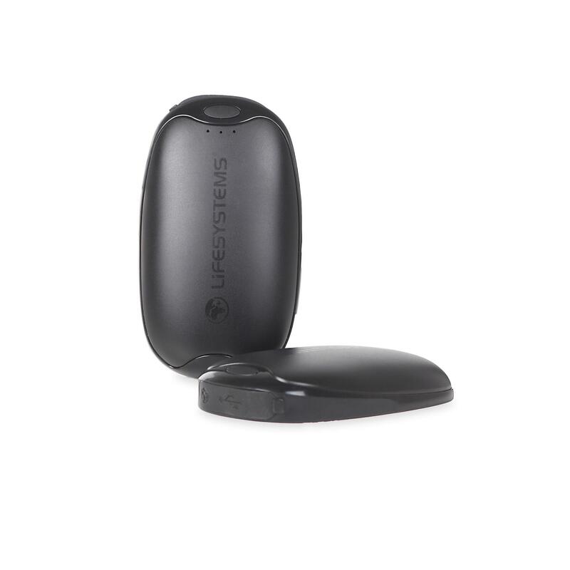 Rechargeable Dual Palm Handwarmer, USB & USB C ports Lifesystems