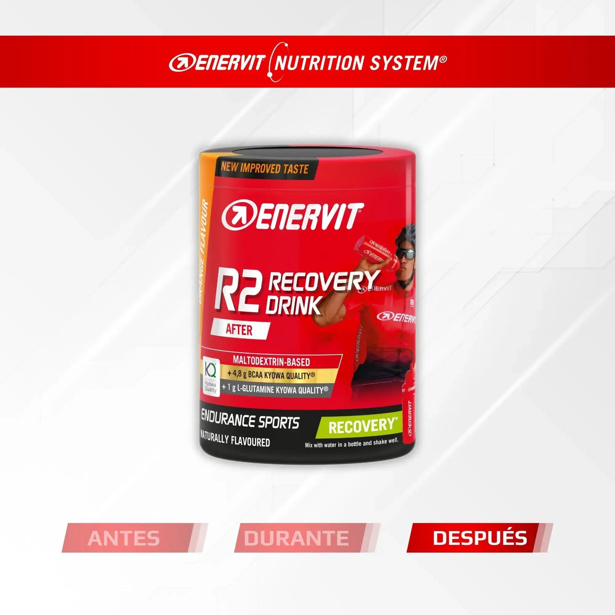 Bebida de recuperación para despúes del ejercicio sabor natural Enervit 2/3