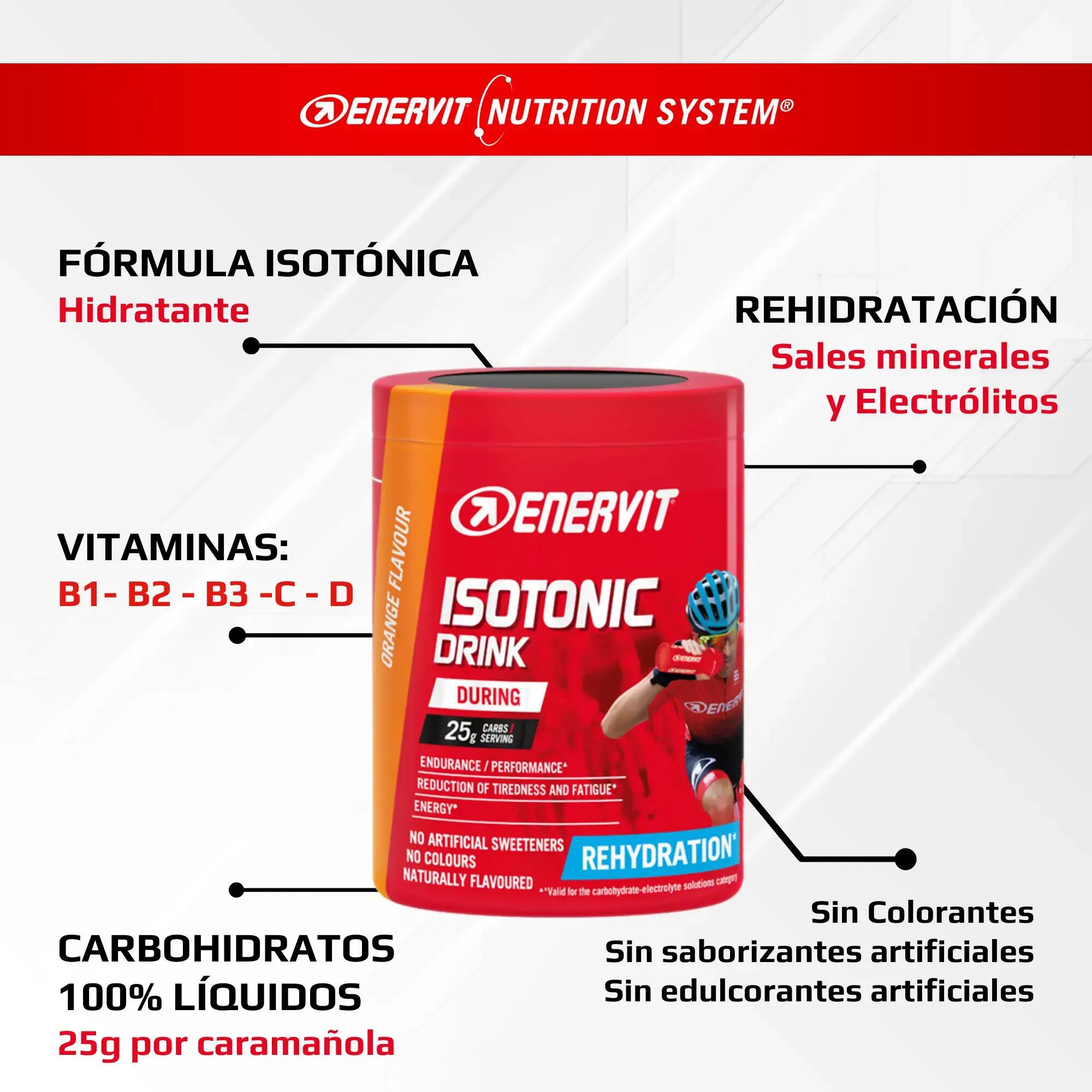 Bebida hidratante isotónica sabor a naranja Enervit 3/3