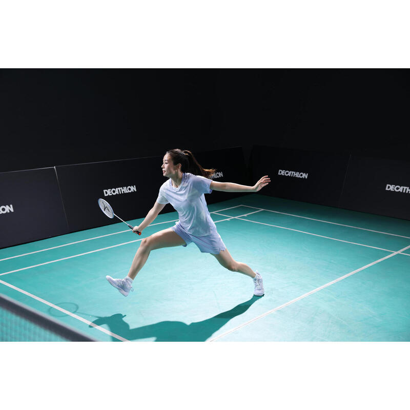 CALÇADO BADMINTON/SQUASH BS 560 LITE MULHER AZUL CINZA