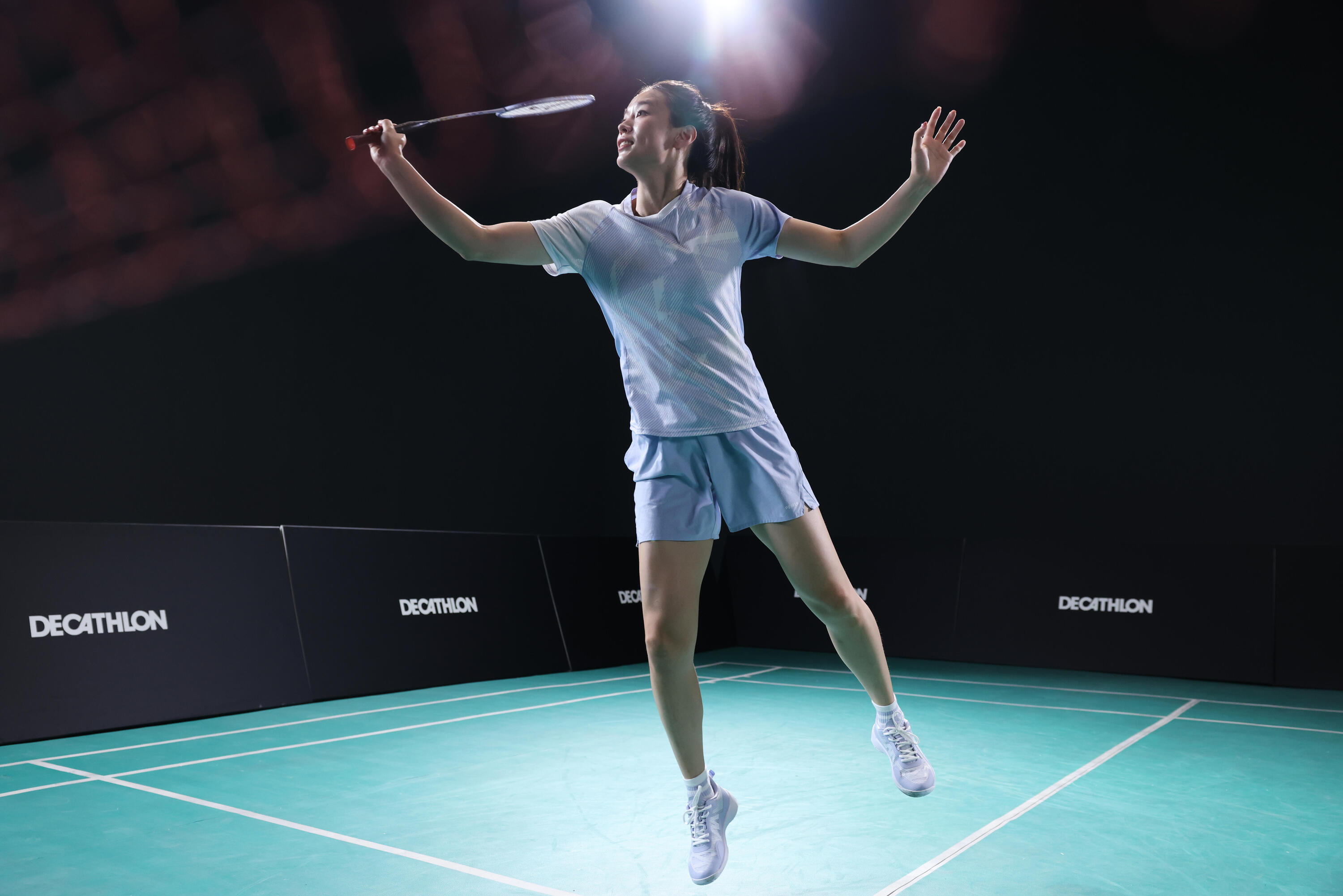 Damen Badmintonschuhe - BS Lite 560 blau/grau  16/24