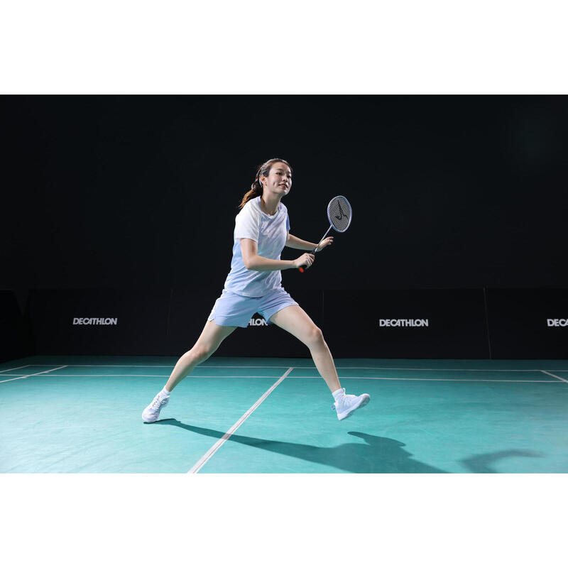 CALÇADO BADMINTON/SQUASH BS 560 LITE MULHER AZUL CINZA