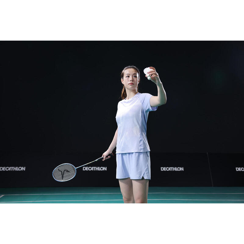 LITE Badminton T-shirt 560 Women Blue Grey