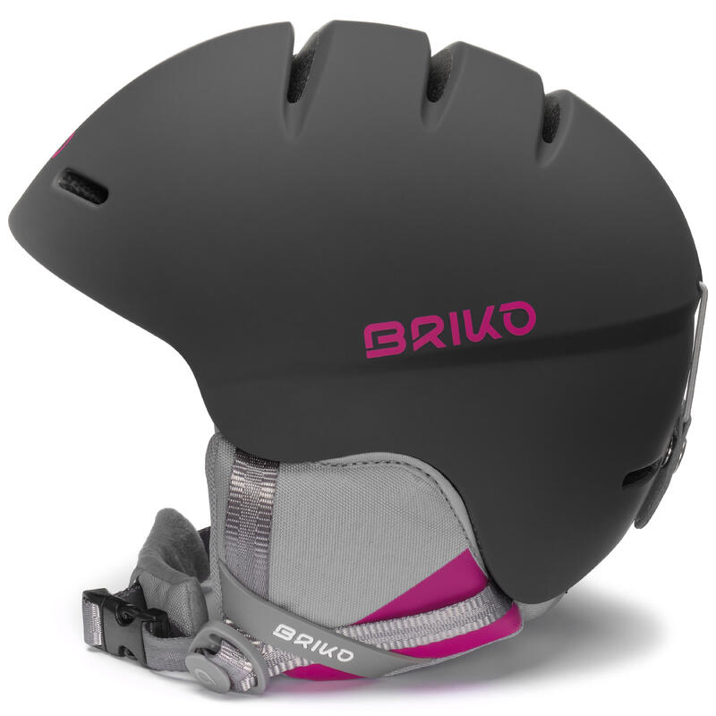 Casco sci Adulto Briko Tazlina grigio rosa