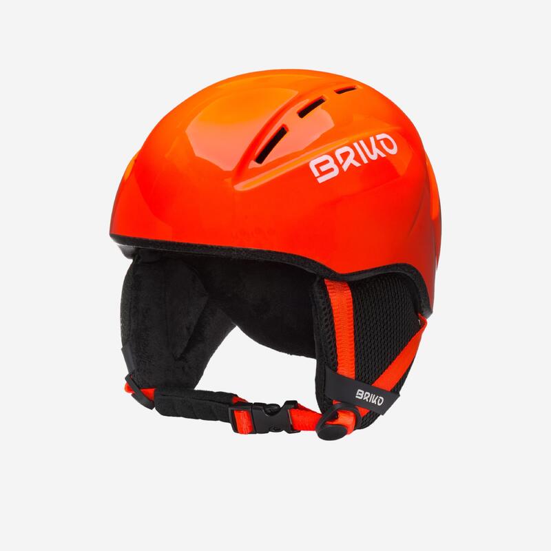 Casco sci Bimbo/Bimba Briko Baldo Arancio Fluo Casco sci Bimbo/Bimba Briko Baldo Arancio Fluo