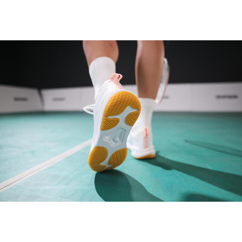 Încălțăminte Badminton BS560 Lite Alb Damă