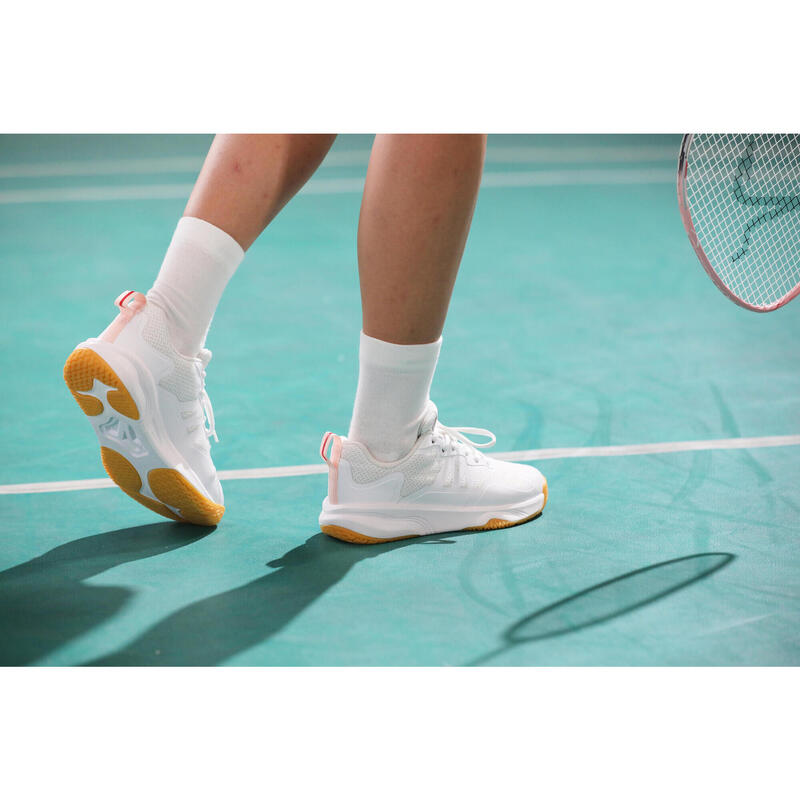 WOMEN BADMINTON SHOES BS SENSATION 530 WHITE