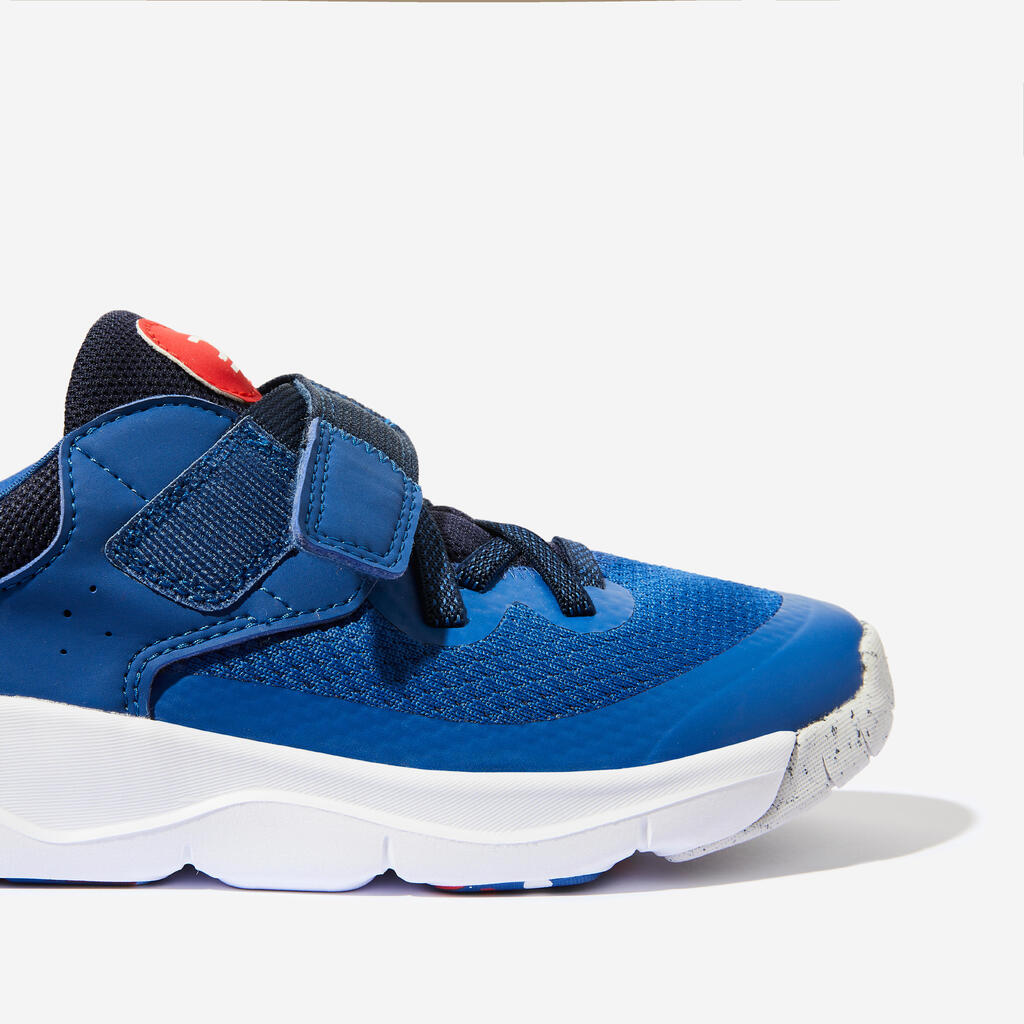 Chaussures à scratch et lacets élastiques légères enfant, Playful Fast Bleu