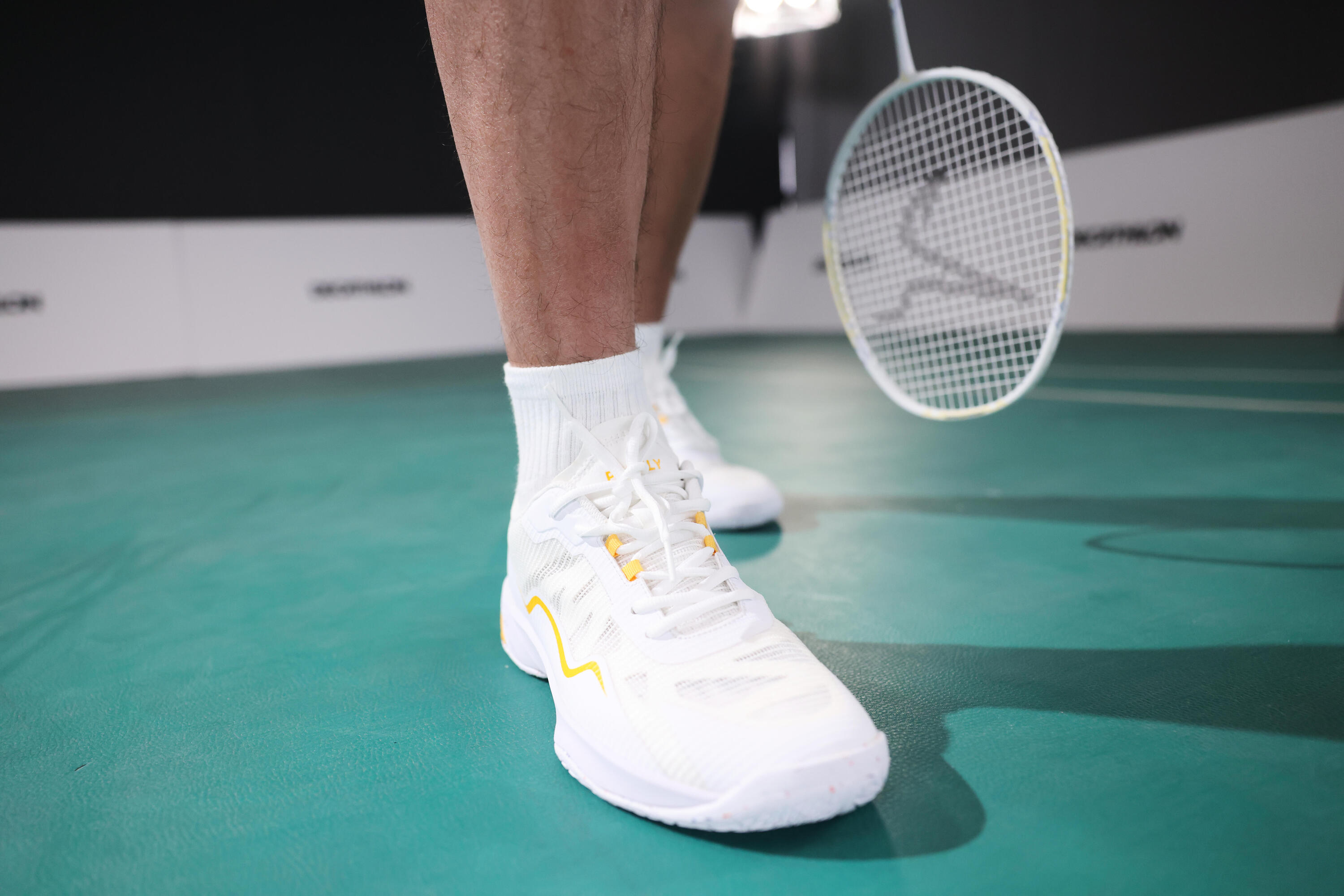 ZAPATILLAS DE BÁDMINTON HOMBRE BS 560 LITE BLANCO 20/23