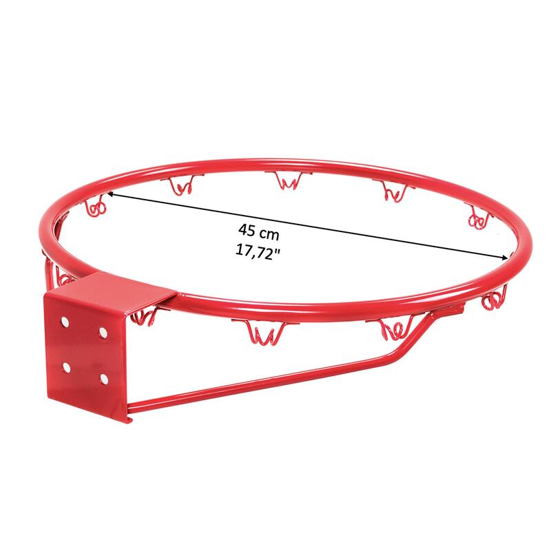Cercle de panier de Basket - Cercle B100 rouge pour panier