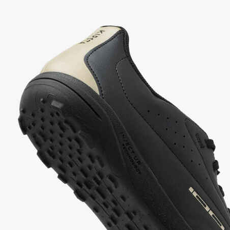 حذاء كرة قدم برقبة - 100 TF أسود