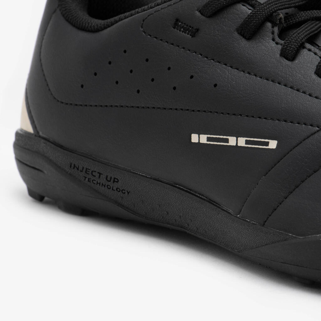 Ποδοαφαιρικά παπούτσια Turf 100 TF - Μαύρο 