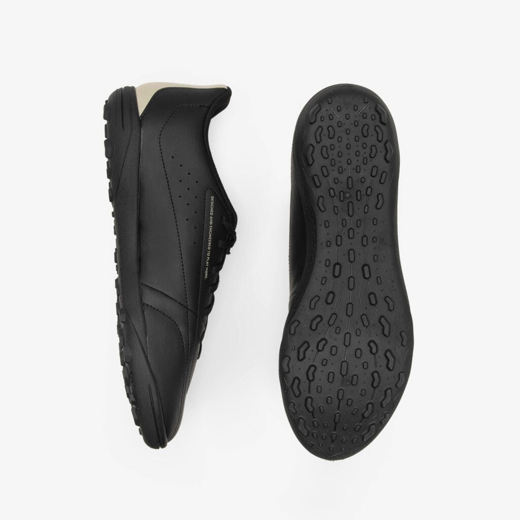 ZAPATILLAS DE FÚTBOL 100 TURF TF NEGRO