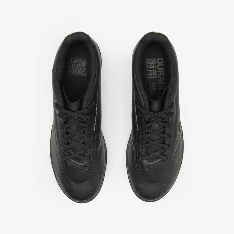 Chaussures de football 100 TURF TF adulte noir